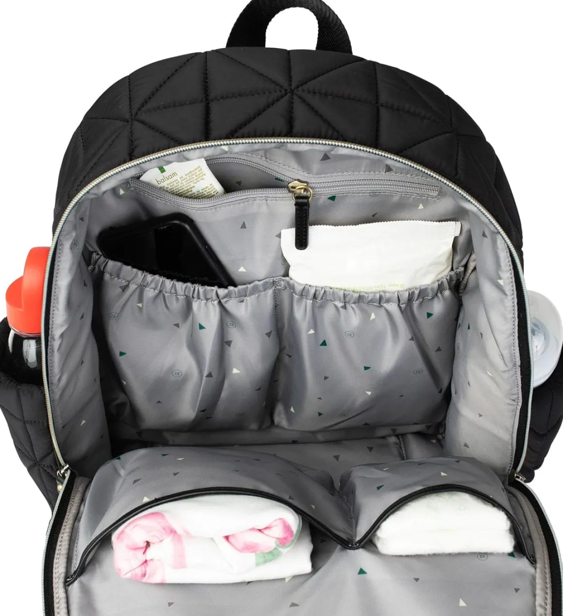 TWELVElittle Companion Backpack Diaper Bag 2.0 - Black