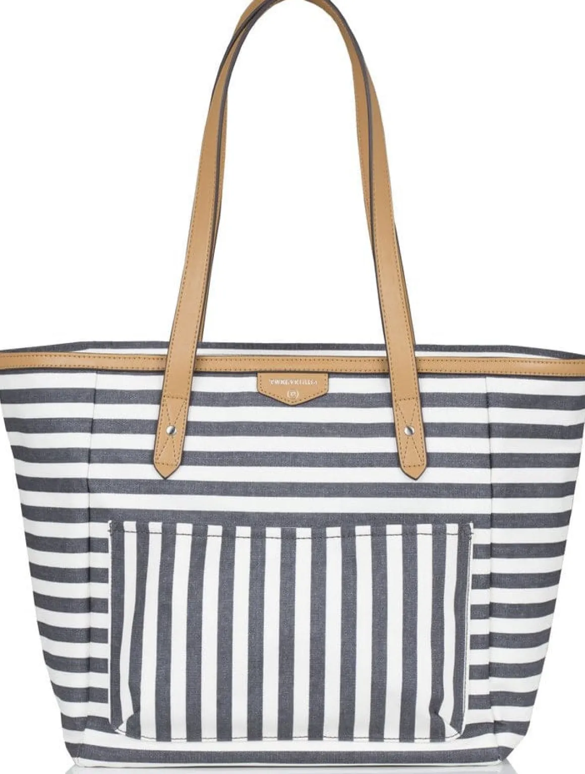 TWELVElittle Everyday Tote Diaper Bag - Grey Stripe