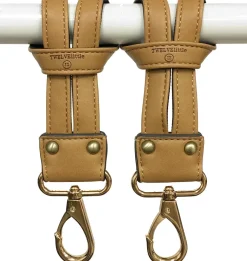 TWELVElittle On-The-Go Stroller Clips - Tan