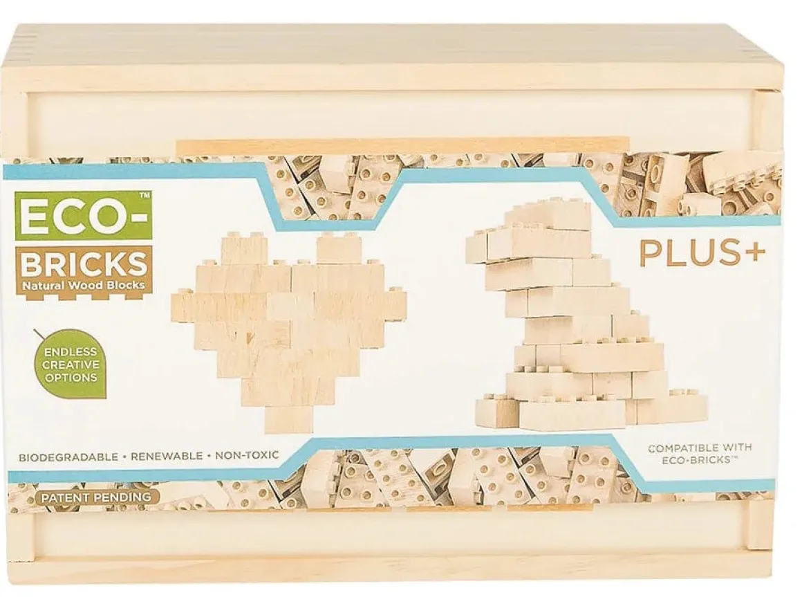 Ukidz Eco-bricks Plus+ Natural 20pcs