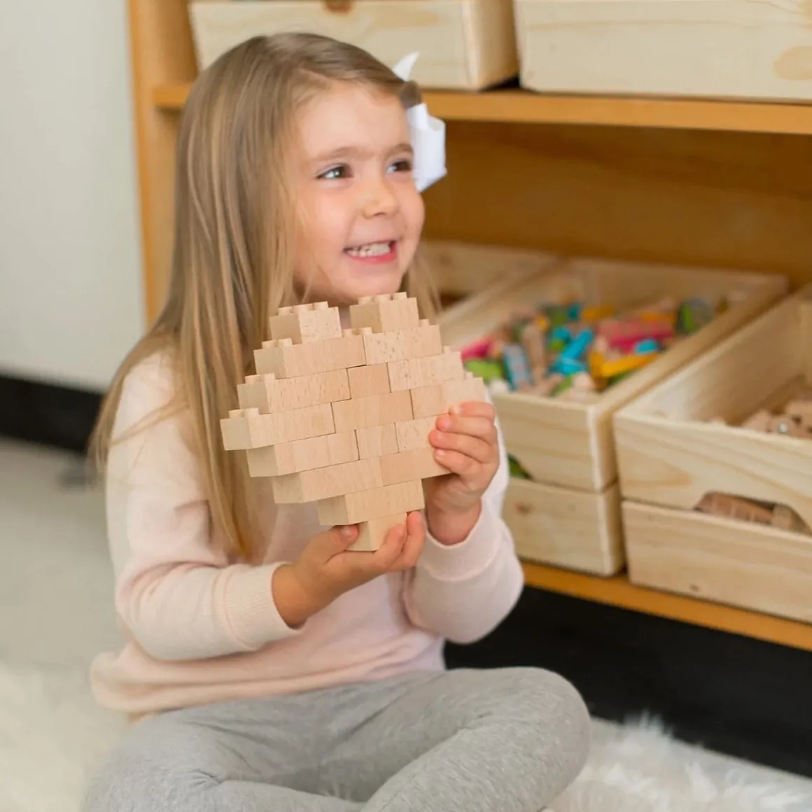 Ukidz Eco-bricks Plus+ Natural 20pcs