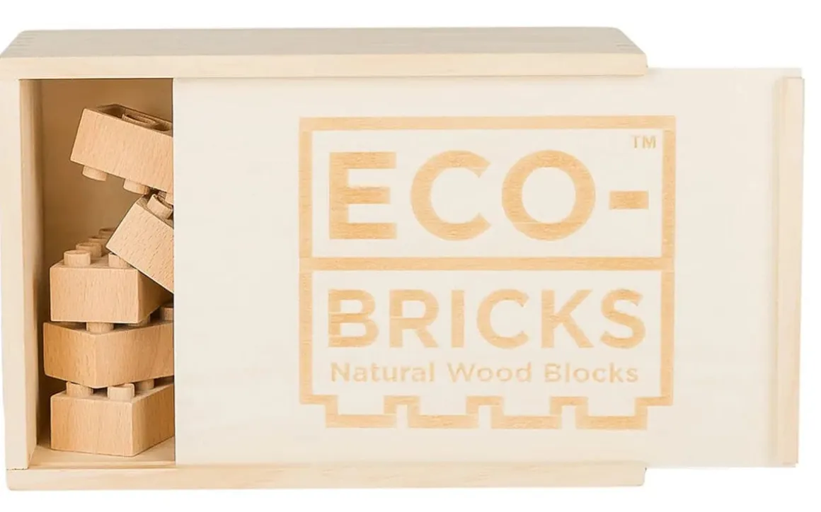 Ukidz Eco-bricks Plus+ Natural 20pcs