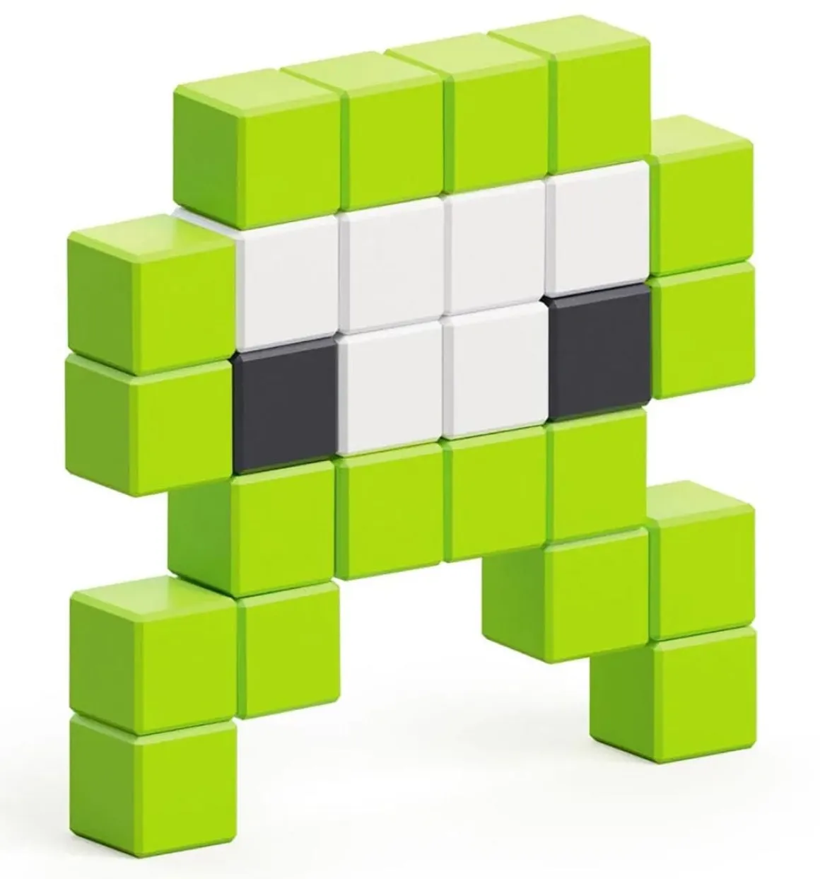 Ukidz PIXIO Mini Monster Alienz - 26 Magnetic Blocks in 3 Colors