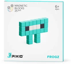 Ukidz PIXIO Mini Monster Frogz - 25 Magnetic Blocks in 3 Colors
