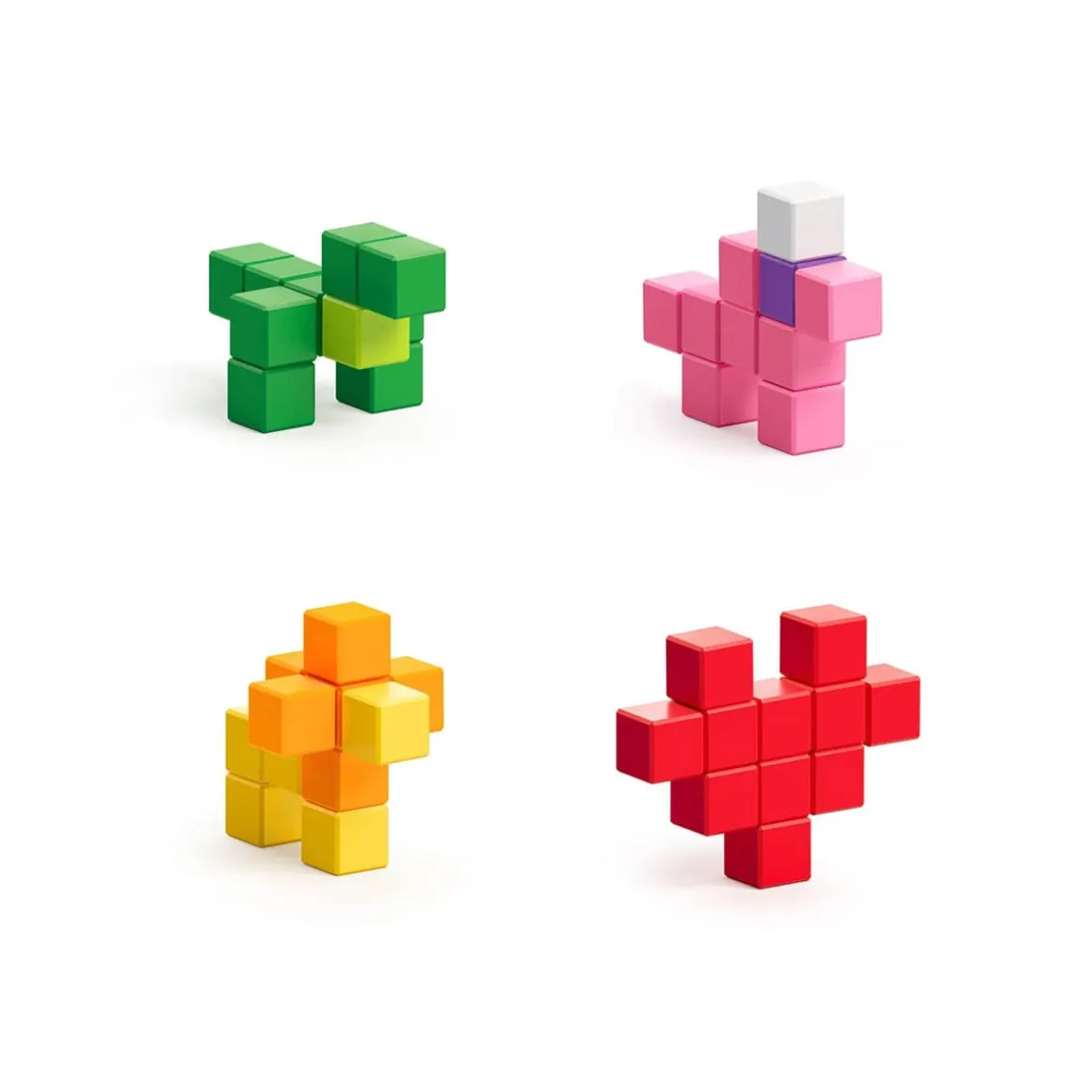 Ukidz PIXIO Surprise Creatures - up to 11 Magnetic Blocks