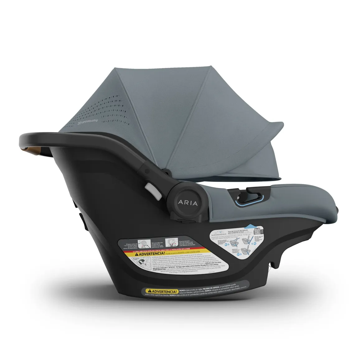UPPAbaby Aria V2 Lightweight Infant Car Seat - Callum / Dillan (Stone Blue)