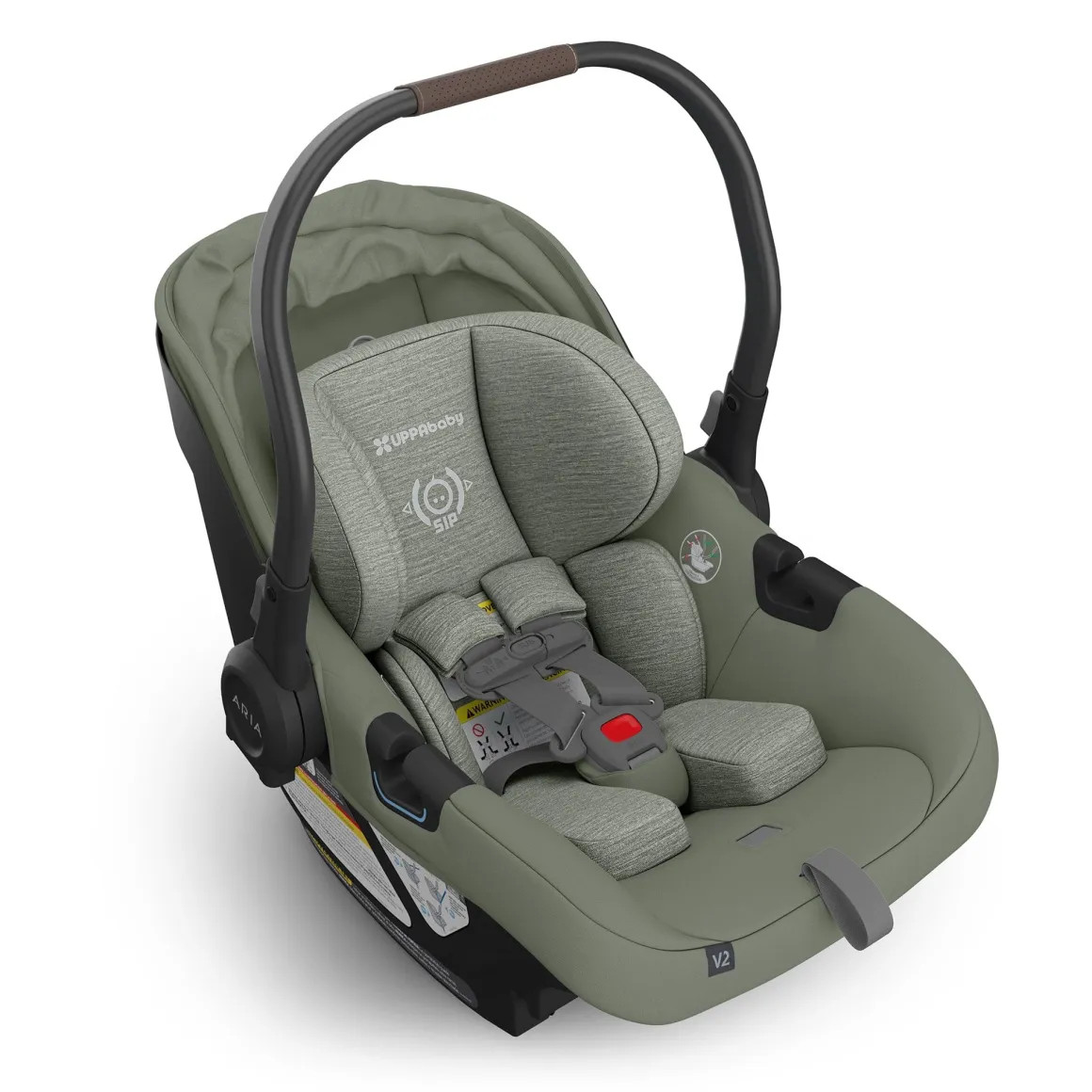 UPPAbaby Aria V2 Lightweight Infant Car Seat - Evelyn (Meadow Green)