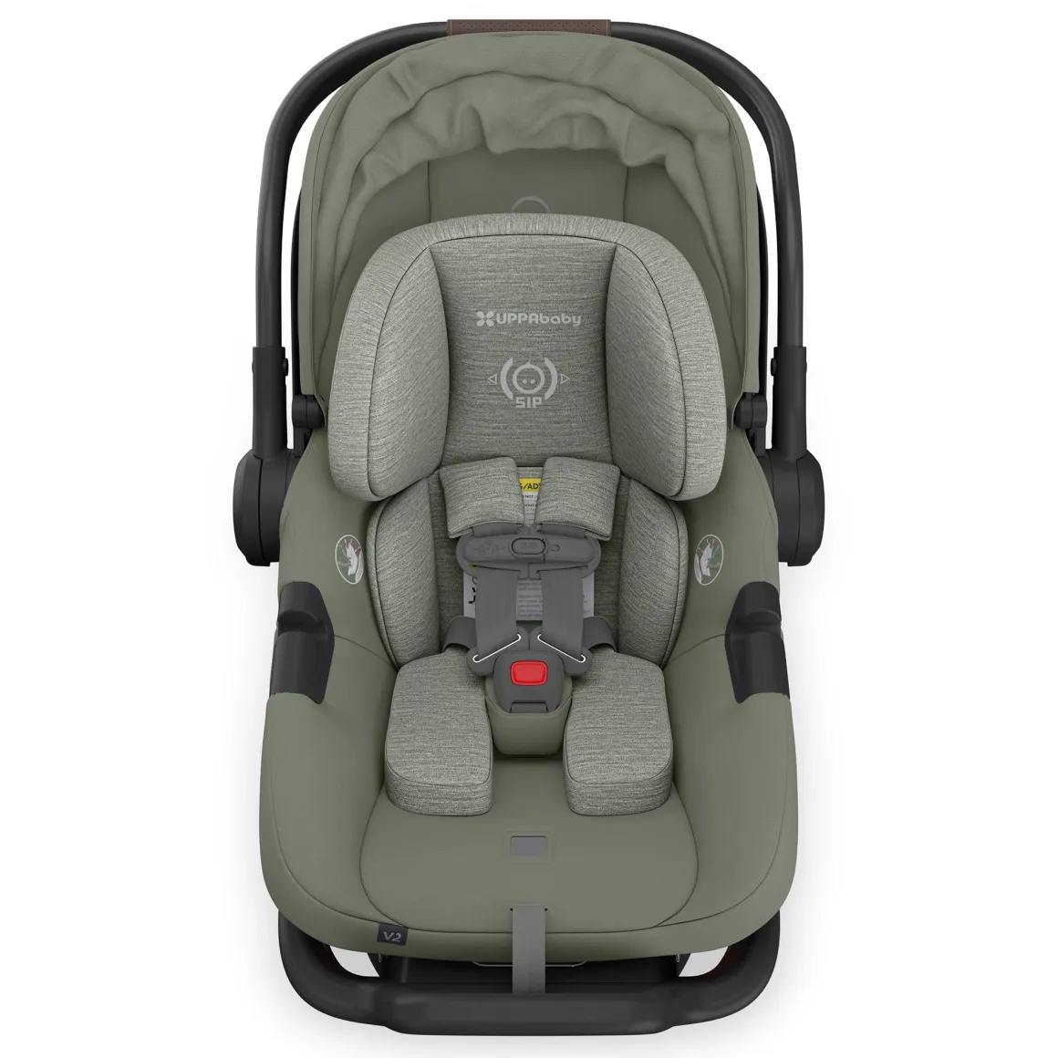 UPPAbaby Aria V2 Lightweight Infant Car Seat - Evelyn (Meadow Green)
