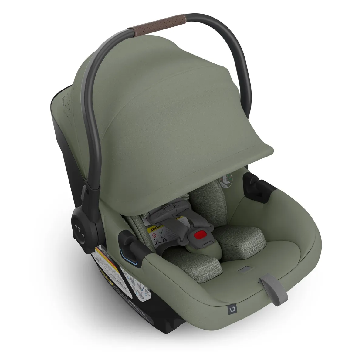 UPPAbaby Aria V2 Lightweight Infant Car Seat - Evelyn (Meadow Green)
