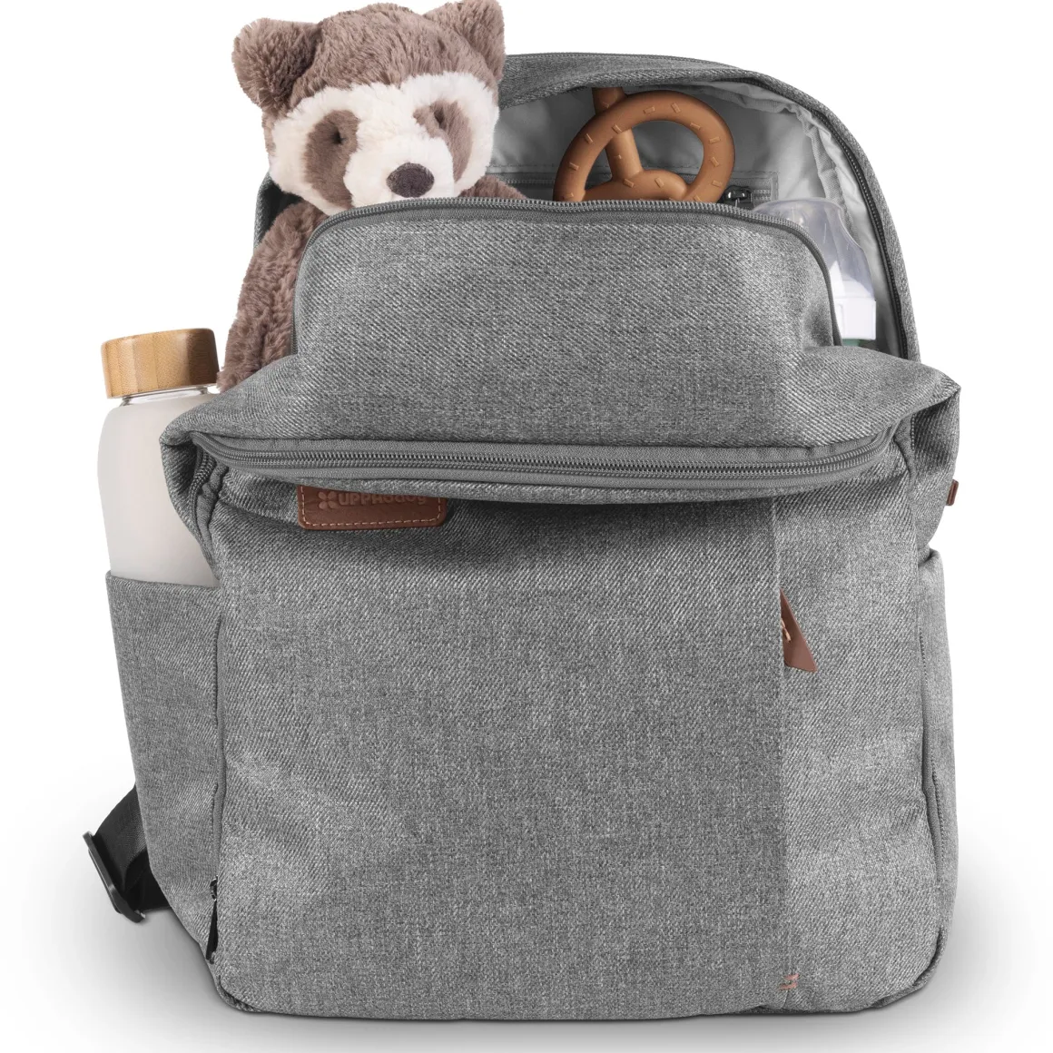 UPPAbaby Changing Backpack - Evelyn (Meadow Green / Chestnut Leather)