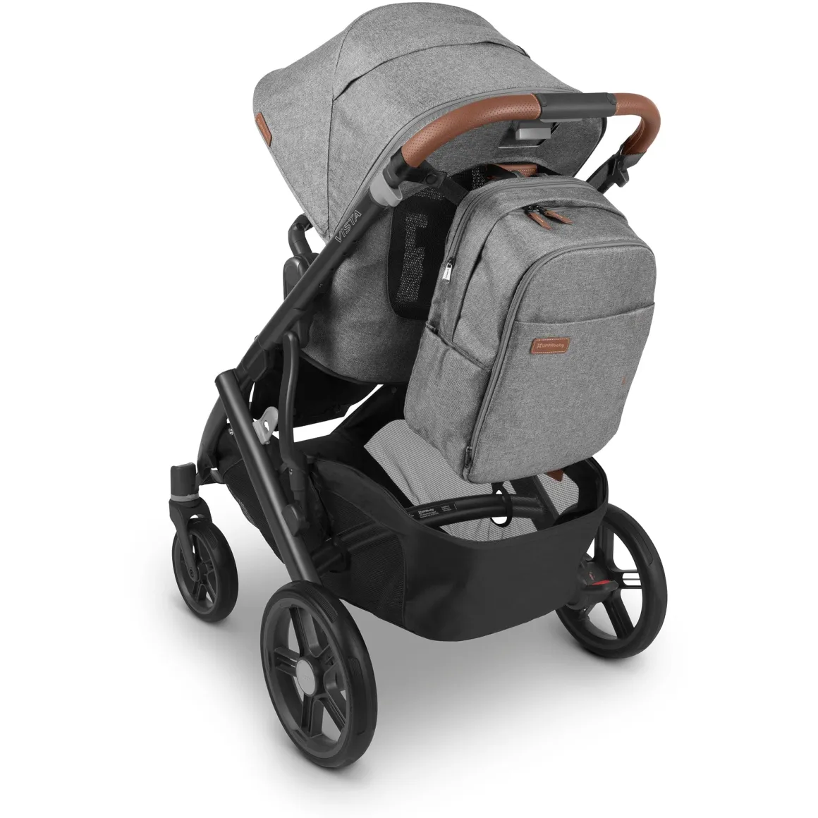 UPPAbaby Changing Backpack - Evelyn (Meadow Green / Chestnut Leather)
