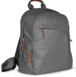 UPPAbaby Changing Backpack - Greyson (Charcoal Melange/Saddle Leather)
