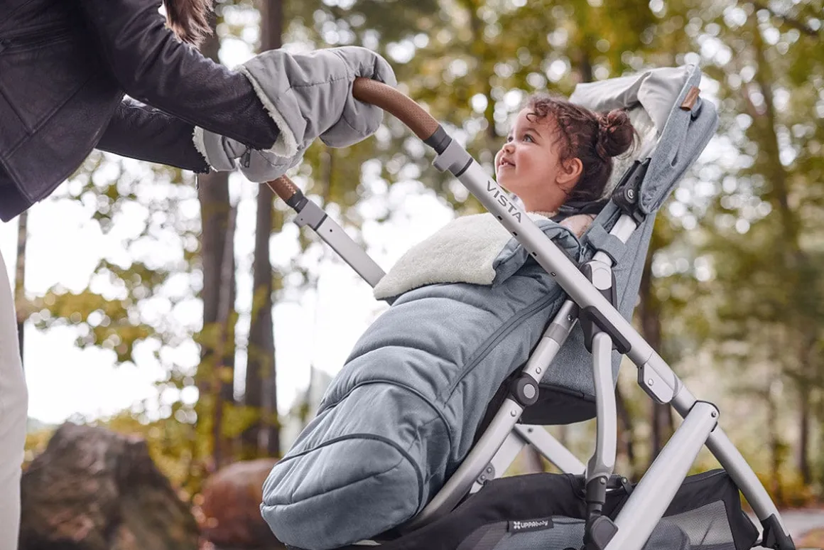 UPPAbaby Cozy Hand Muffs - GREYSON (Charcoal Melange)