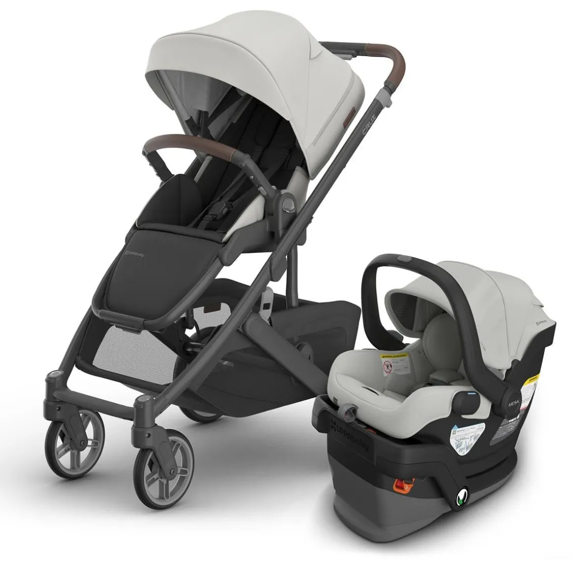 UPPAbaby Cruz V3 + Mesa V3 Travel System Bundle - Savannah / Savannah
