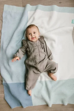 UPPAbaby Knit Blanket - Blue Multi/Color Block