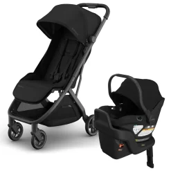 UPPAbaby Minu V3 Compact Stroller + Aria V2 Travel System Bundle - James