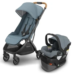 UPPAbaby Minu V3 Compact Stroller + Mesa V3 Travel System Bundle - Dillan