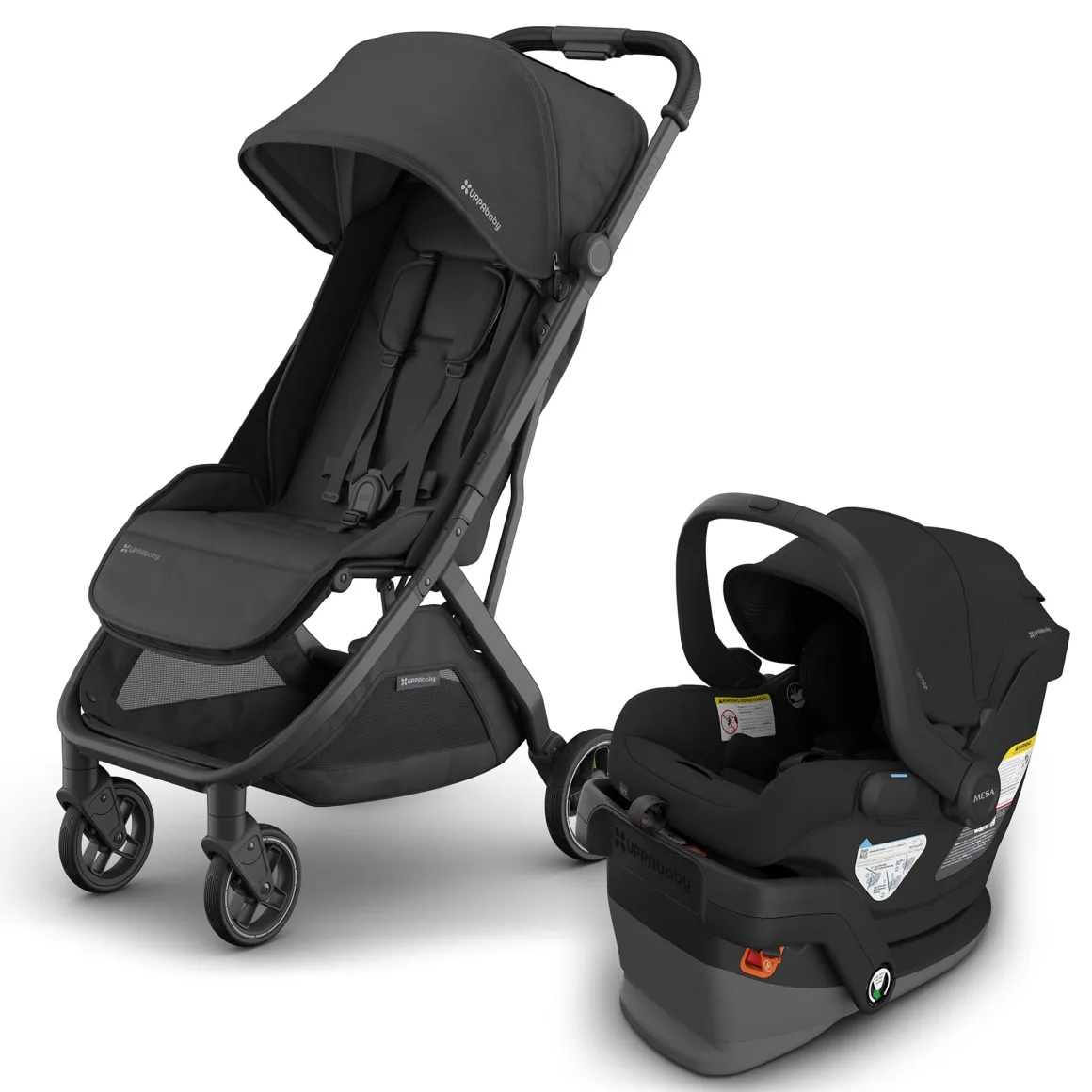 UPPAbaby Minu V3 Compact Stroller + Mesa V3 Travel System Bundle - Jake