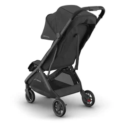 UPPAbaby Minu V3 Compact Stroller - Jake (Charcoal / Carbon Frame / Black Leather)