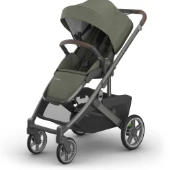 UPPAbaby OPEN BOX Cruz V3 Stroller - Evelyn (Meadow Green / Graphite Frame / Chestnut Leather)