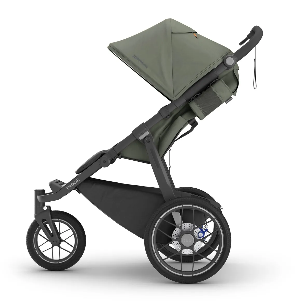 UPPAbaby Ridge V2 Jogging Stroller - Evelyn (Meadow Green / Carbon Frame)