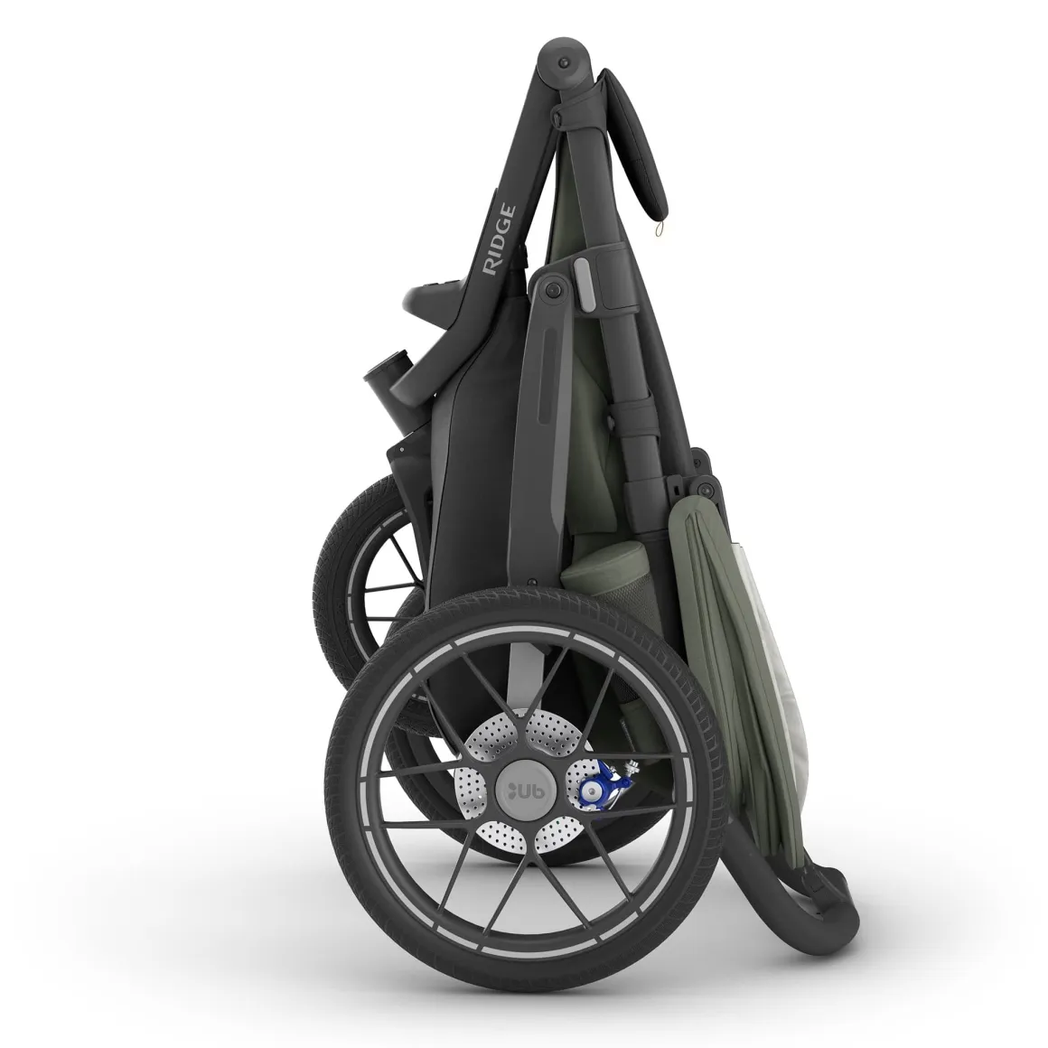 UPPAbaby Ridge V2 Jogging Stroller - Evelyn (Meadow Green / Carbon Frame)