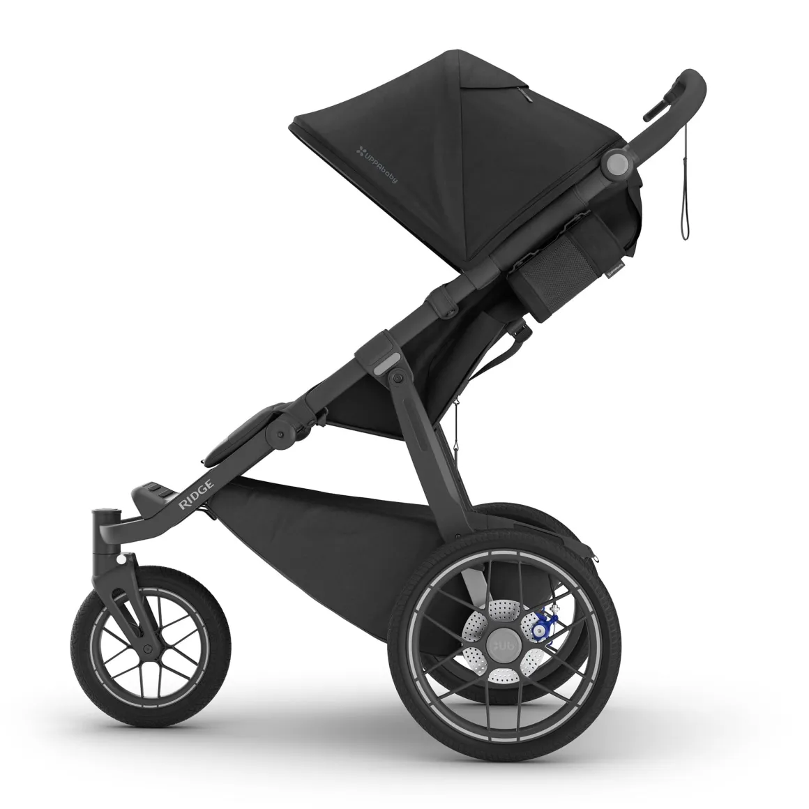 UPPAbaby Ridge V2 Jogging Stroller - James (Black / Carbon Frame)