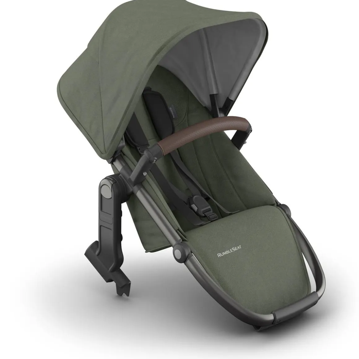 UPPAbaby RumbleSeat V3 - Evelyn (Meadow Green / Graphite Frame / Chestnut Leather)