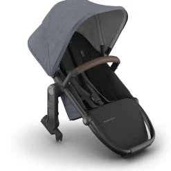 UPPAbaby RumbleSeat V3 - Julian (Dusty Blue Melange / Carbon Frame / Chestnut Leather)