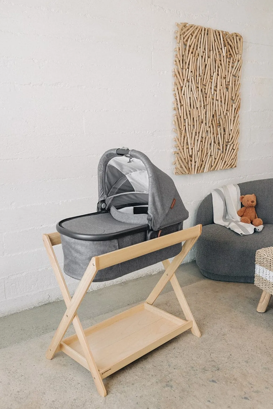 UPPAbaby Vista, Cruz, Ridge Bassinet Stand - White