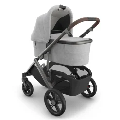 UPPAbaby Vista, Cruz, Ridge Bassinet V3 - Beau (Grey Chenille / Graphite Frame)