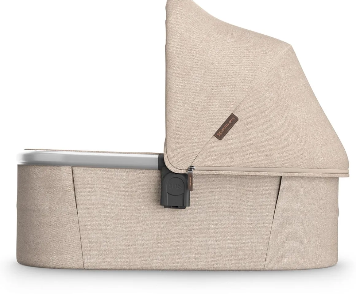 UPPAbaby Vista, Cruz, Ridge Bassinet V3 - Declan (Oat Melange / Silver Frame)