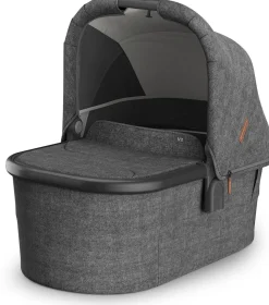 UPPAbaby Vista, Cruz, Ridge Bassinet V3 - Greyson (Charcoal Melange / Carbon Frame)