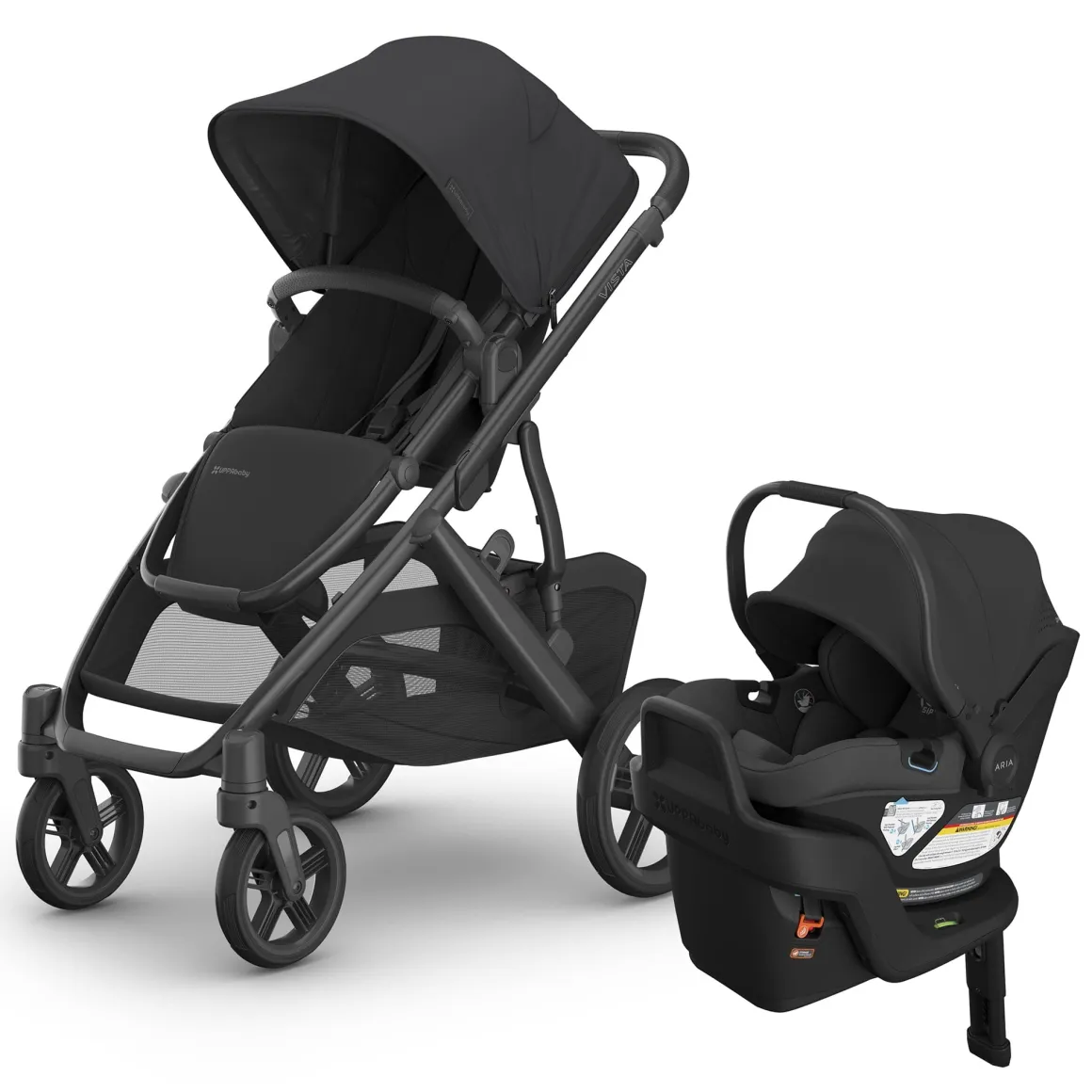 UPPAbaby Vista V3 + Aria V2 Travel System Bundle - Jake / Jake