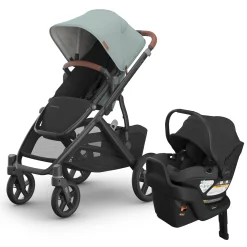 UPPAbaby Vista V3 + Aria V2 Travel System Bundle - Kenzi / Jake