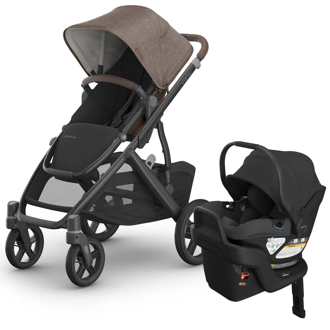 UPPAbaby Vista V3 + Aria V2 Travel System Bundle - Owen / Jake