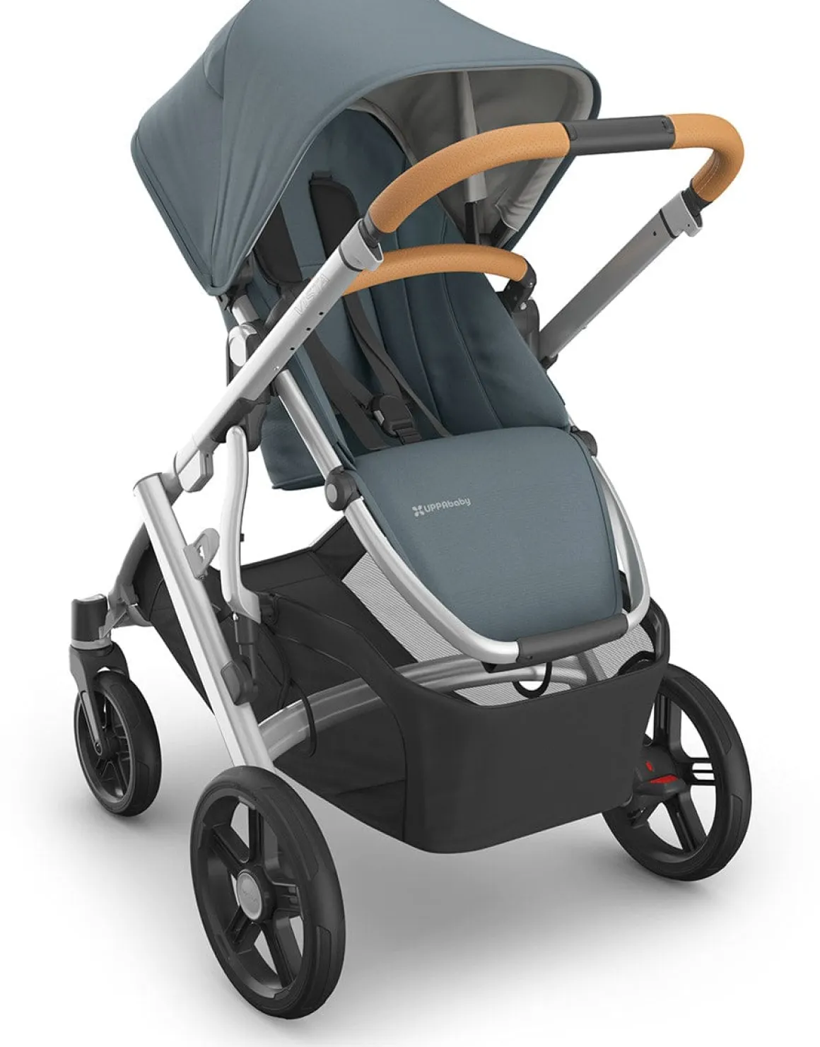 UPPAbaby Vista V3 Single-to-Double Stroller + PiggyBack Ride-Along Bundle - Callum