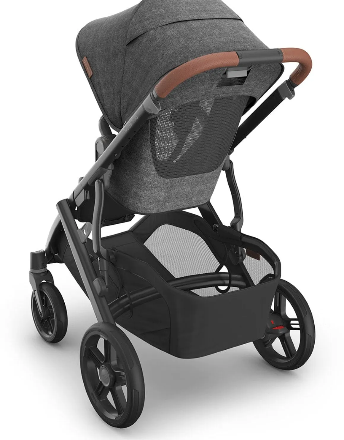 UPPAbaby Vista V3 Single-to-Double Stroller + PiggyBack Ride-Along Bundle - Greyson