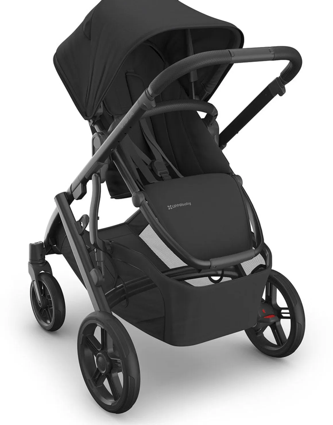 UPPAbaby Vista V3 Single-to-Double Stroller + PiggyBack Ride-Along Bundle - Jake