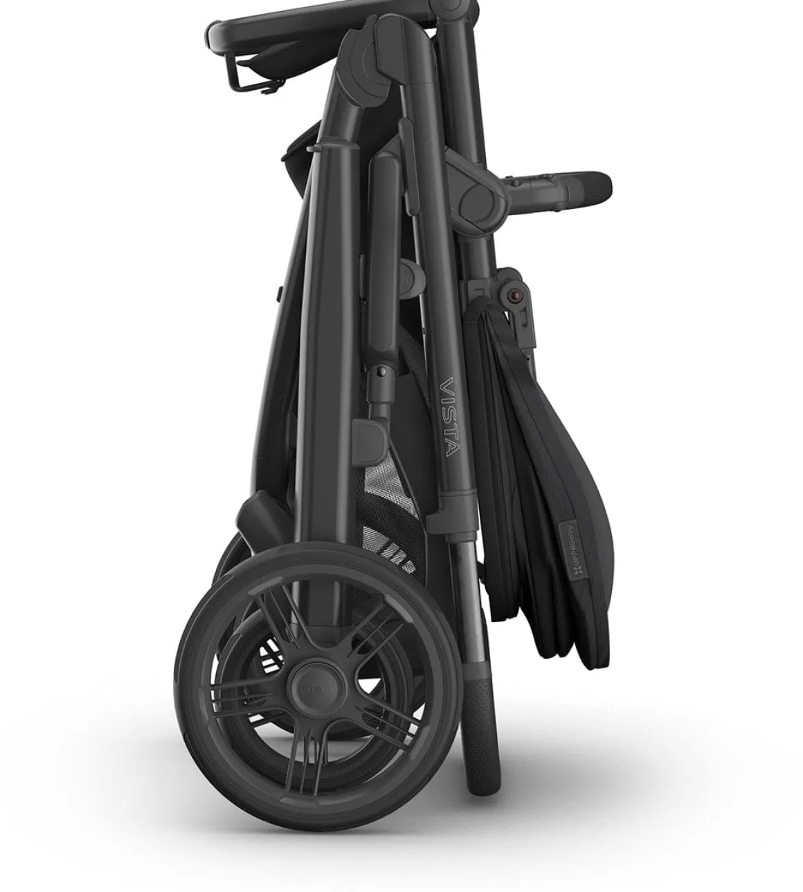 UPPAbaby Vista V3 Single-to-Double Stroller + PiggyBack Ride-Along Bundle - Jake