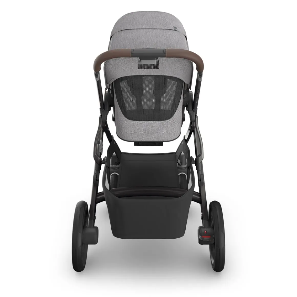 UPPAbaby Vista V3 Single-to-Double Stroller - Beau (Grey Chenille / Graphite Frame / Chestnut Leather)