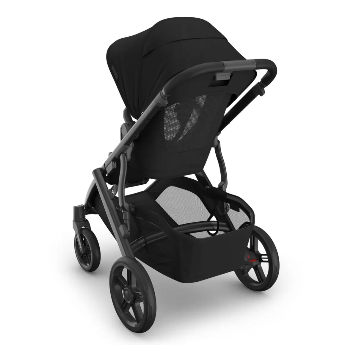 UPPAbaby Vista V3 Single-to-Double Stroller - James (Black / Carbon Frame / Black Leather)