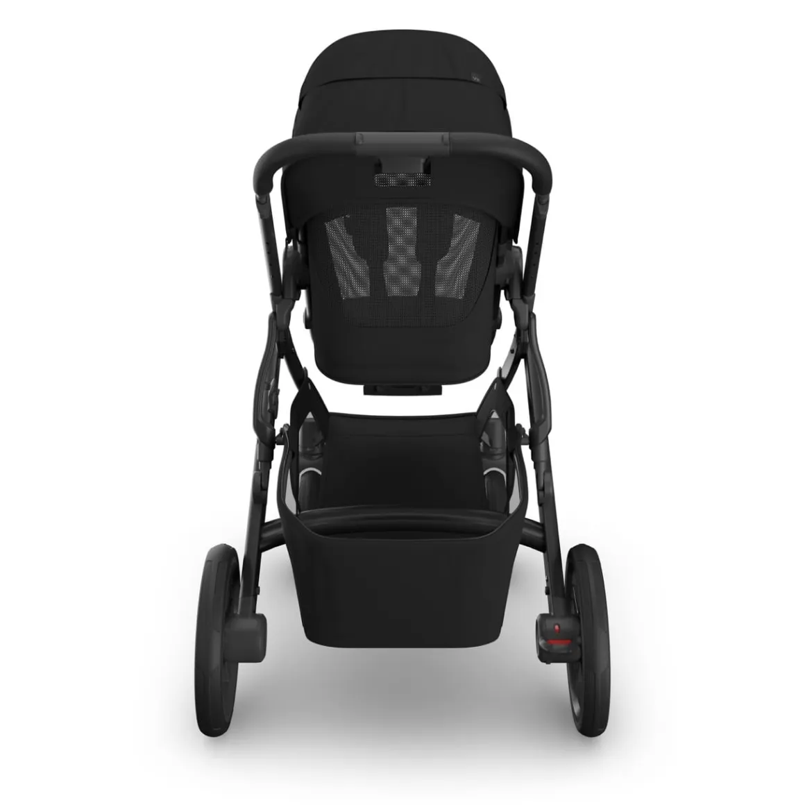UPPAbaby Vista V3 Single-to-Double Stroller - James (Black / Carbon Frame / Black Leather)