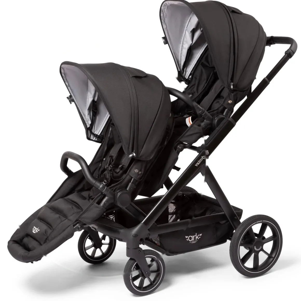 Valco Ark Double Stroller - Black
