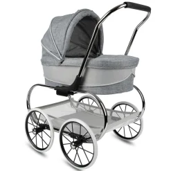 Valco Princess Doll Stroller - Grey / White