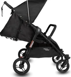 Valco Slim Twin Side By Side Double Stroller - Licorice