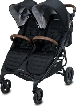 Valco Trend Duo Twin Side by Side Double Stroller Black