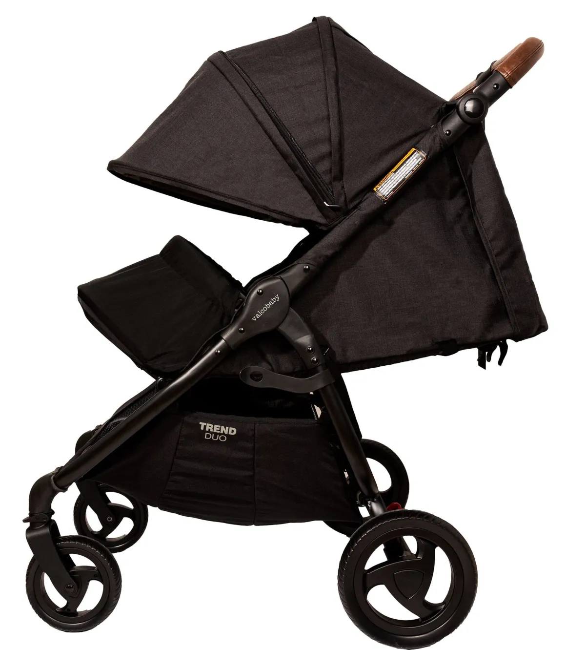 Valco Trend Duo Twin Side by Side Double Stroller Black