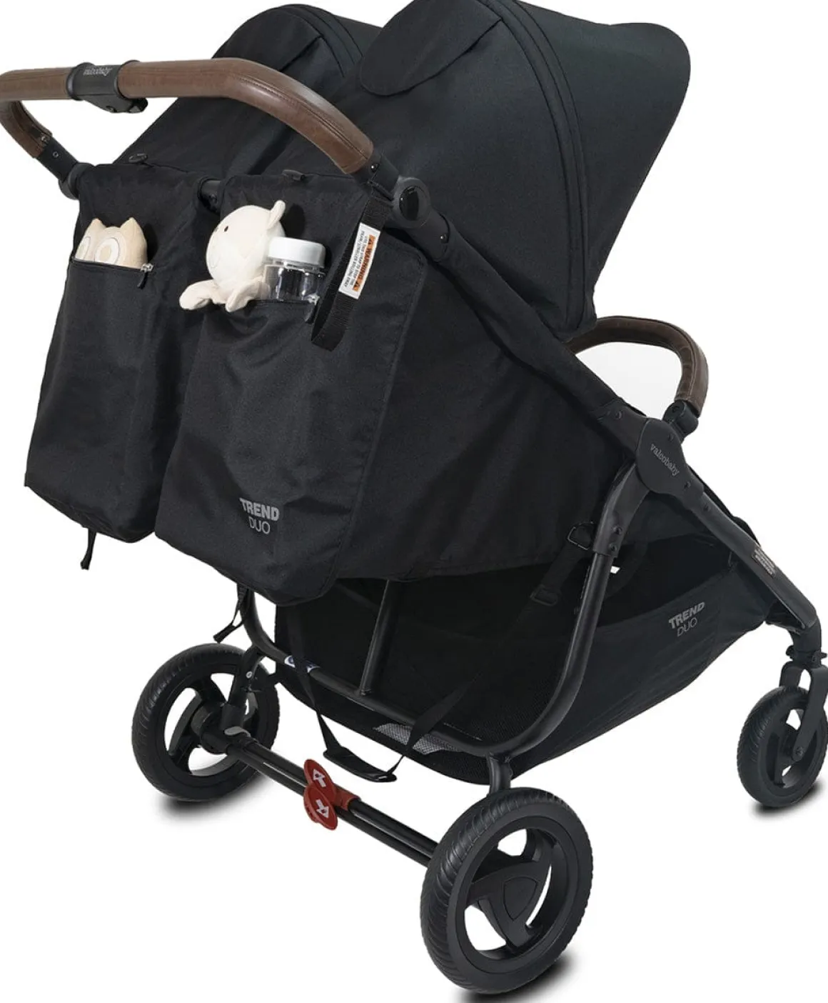 Valco Trend Duo Twin Side by Side Double Stroller Black