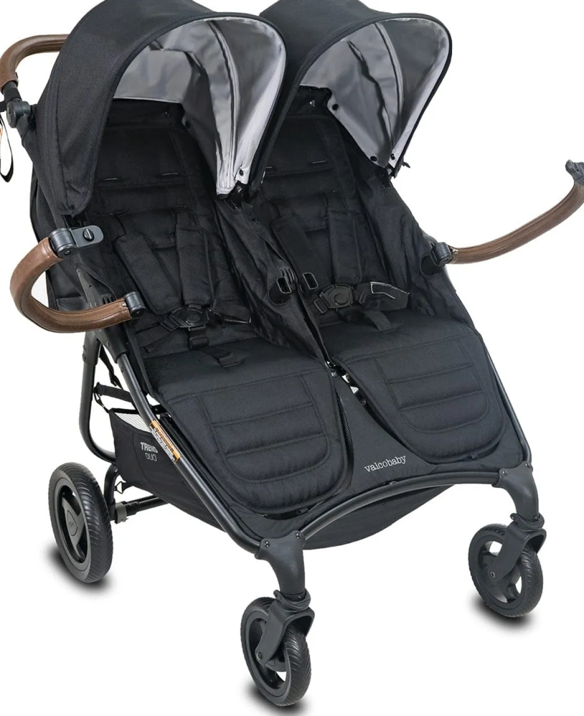 Valco Trend Duo Twin Side by Side Double Stroller Black